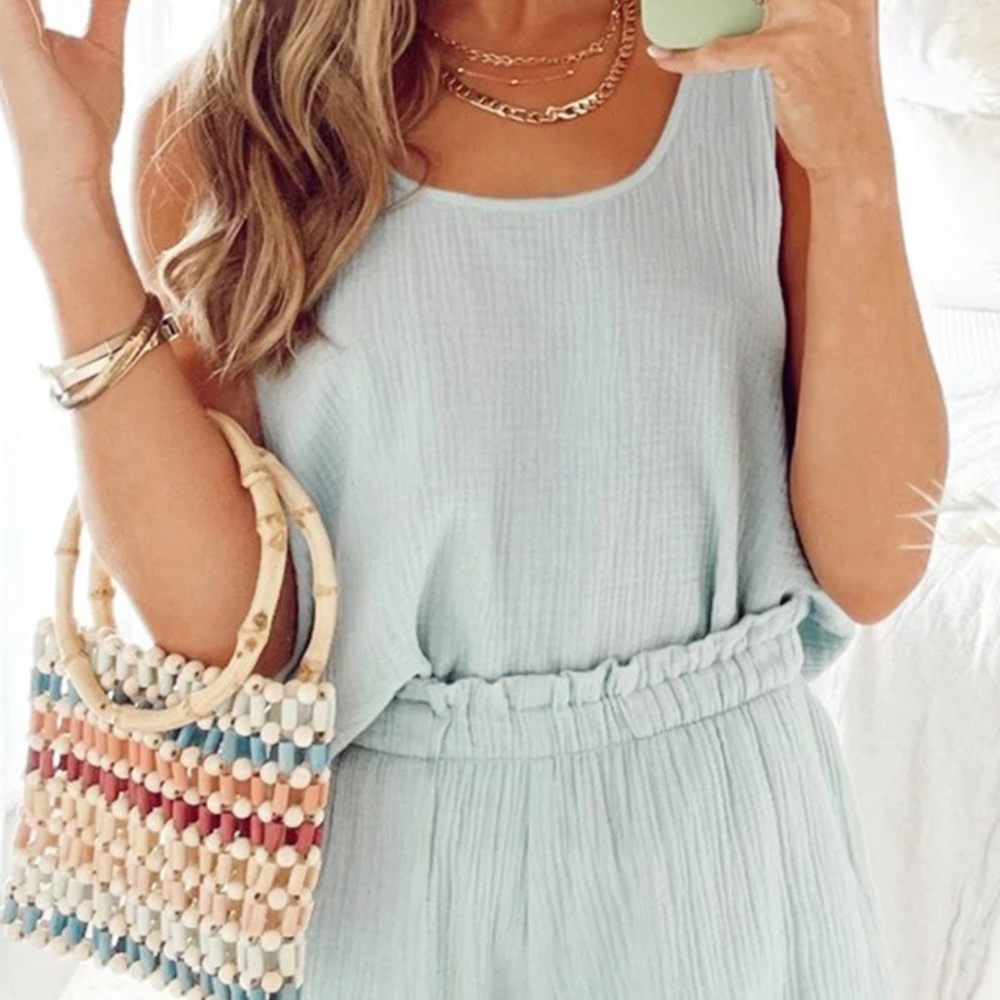 Brand New Matching Tank & Shorts set